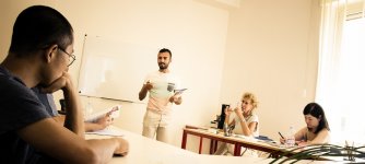 Giuseppe teaching