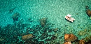 The beautiful Sardinian sea