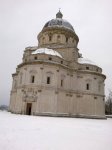 Il Tempio della Consolazione in inverno